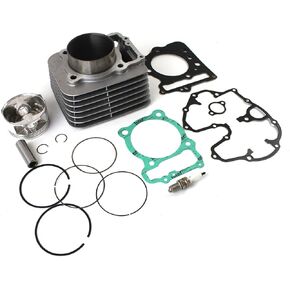 Trx400ex TRX 400ex Top End Kit Φ85mm Cylinder Piston Ring Gasket Top End Rebuild Kit for Sportrax 400 TRX400EX 1999-2008 440cc, Replace OE 12100-KCY-670, 12191-KCY-672, 13011-KCY-670