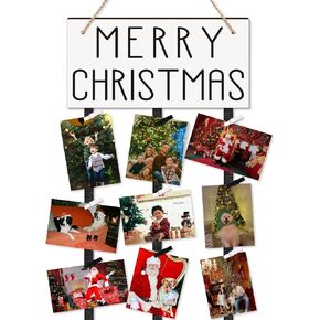 Merry Christmas Photo Holder Christmas Display Card Card Card Confer