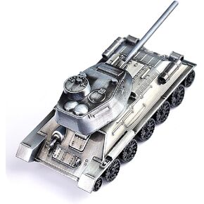 Tank Model Decorative Ornament, Military-Inspired Metal Sculpture for Home & Office Décor, Great Gift for Collectors (Green)