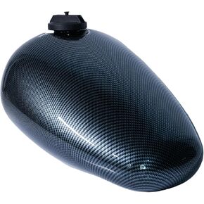 JMCHstore Real Gas Fuel Tank for Coleman CT200UEX Axis M200 Hisun HS200-3 Fake Tank Replacement 196cc Mini bike (Carbon fiber)