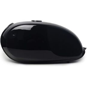 0083 2.9 Gallon Motorcycle Fuel Gas Tank Univesal for Honda Yamaha Suzuki Kawasaki (Black)