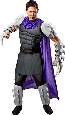 Rubies Men's Teenage Mutant Ninja Turtles Deluxe Shredder Costume with Cape and Mask in Saudi Arabia