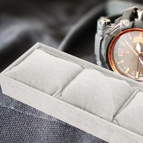Jewelry Organizer Watch Tray with Dividers Multi Functional Watch and Bracelet Display Holder for Organized Storage for Home Retail Use in Kuwait