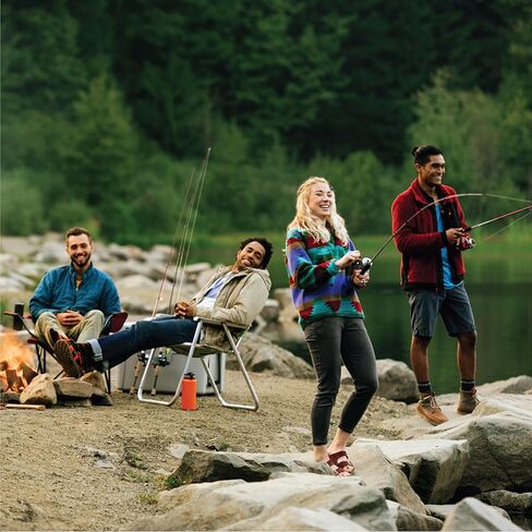 بكرة صيد الأسماك Zebco Bullet Spincast، مقاس 20 بكرة، سريعة 28.9 بوصة لكل دورة، نسبة تروس 5.8:1، هيكل معدني متين بالكامل، ترس ترس من النحاس الصلب، ملفوف مسبقًا مع خط صيد Zebco بوزن 6 رطل، أسود in Kuwait