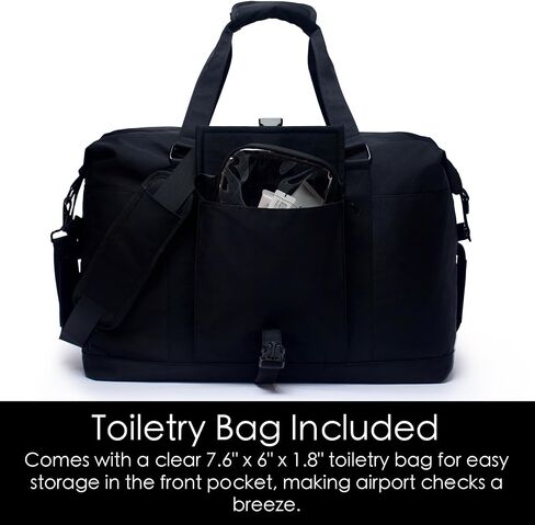 SUNNY BIRD Duffel with Utility Pouch, 40L Weekender Overnight Bag with Shoe Compartment for Travel and Sports (Blue) in Saudi Arabia