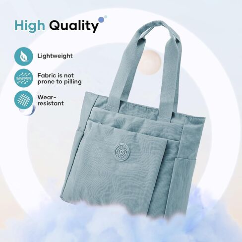 Work Tote Bag for Women, Travel Shoulder Bag Large Purse Nurse Tote Bag with Zipper for School, College, Gym in Kuwait
