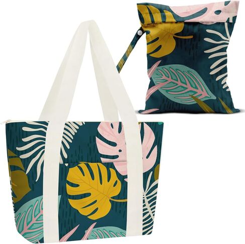 Beach Bags Wet Bag for Swimsuit Tote Bag for Friends Travel Gifts, Aloha Bags Waterproof Vacation Essential in Saudi Arabia