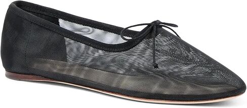 UBWDU Mesh Ballet Flats for Women Round Closed Toe Mary Jane Flats Ballerina Shoes with Bow in Saudi Arabia
