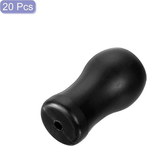 uxcell 20Pcs Cord Knobs, 30mm Window Blind Tassels Plastic Pull Cord Tassel Drops Pull End Pendant for Window Blinds Shade Curtain, Black in Kuwait