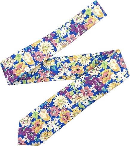 S&W SHLAX&WING Cotton Neckties for Men Wedding Party Slim Skinny Ties Printed in Kuwait