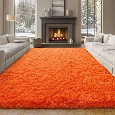 Blue Fluffy Area Rug for Bedroom, 4x5.9 Feet Shag Rugs for Living Room, Kids Rooms Boys Room Nursery, Soft and Comfy, Fuzzy Carpet Teen Dorm Home Decor Aesthetic, Upgrade Non Slip in Saudi Arabia