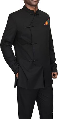 African Suits for Men Classic Fashion 2 Piece Set Dashiki Party Wedding Evening Slim Fit Outfits in Kuwait