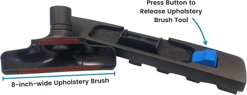فرشاة Wessel-Werk Pro Performance ClickBrush، مقاس 18 بوصة. فرشاة أرضية كهربائية سكنية وتجارية للمكانس الكهربائية الرطبة والجافة مقاس 1 1/4 بوصة (32 مم) in Kuwait
