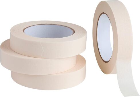 Lichamp Masking Tape 1 inch, 24 Pack General Purpose Masking Tape Bulk Multipack for Basic Use, 1 inch x 55 Yards x 24 Rolls (1320 Total Yards) in Saudi Arabia