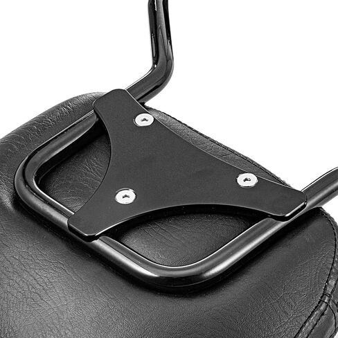 Dasen Sissy Bar with 4-Point Docking Hardware Kits, Detachable Passenger Backrest Compatible with Harley Touring Road Glide Street Glide Electra Glide Road King 2014-2024 Black in Saudi Arabia
