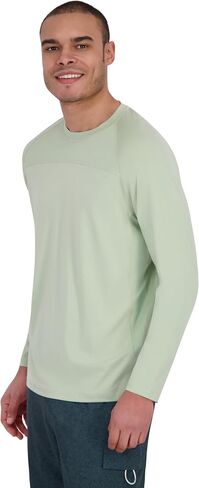 Spyder Men's Hooded Long Sleeve Rashguard – UPF+ Quick-Dry, Swim Shirt, Surfing, Hiking, Gym in Saudi Arabia