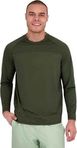 Spyder Men's Hooded Long Sleeve Rashguard – UPF+ Quick-Dry, Swim Shirt, Surfing, Hiking, Gym in Saudi Arabia