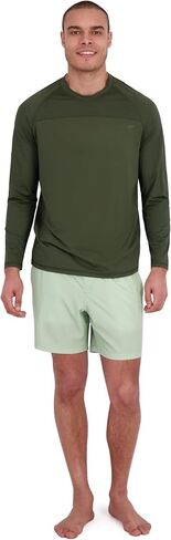 Spyder Men's Hooded Long Sleeve Rashguard – UPF+ Quick-Dry, Swim Shirt, Surfing, Hiking, Gym in Saudi Arabia