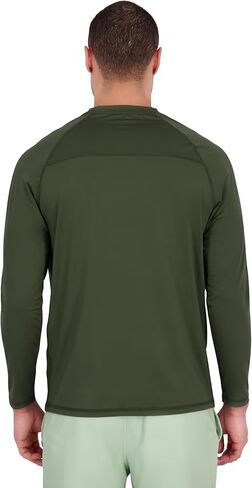 Spyder Men's Hooded Long Sleeve Rashguard – UPF+ Quick-Dry, Swim Shirt, Surfing, Hiking, Gym in Saudi Arabia