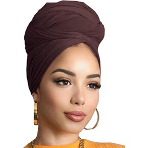 Head Wraps for Black Women Breathable Headwraps Scarf Long Hair Wraps Soft Wide Headbands Headscarves for Locs