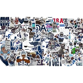 100 PCS Philadelphia Stickers Decal for Eagles Stickers Pack Football Stickers for Water Bottle, Laptop, Bicycle, Computer, Motorcycle, Travel Case, Car Decal Decoration Sticker