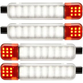 LED DOOR PANK LIGHT INTERIOR INTERSY LAMP ASSEMBLY متوافق مع 1999-2006 Chevy Silverado/GMC Sierra 1500 ، 1997-2000 C/K 2500 3500 ، 2002-2006 Avalanche & 1995-2006 Tahoe Pickup ، Pack of 4