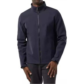 32 Degrees Men's Full Zip Jacket – Regular Fit, Outdoor Casual, Adjustable Cuffs, Stand Collar, Brushed Interior, Active Zip Coat (Blue, XL)