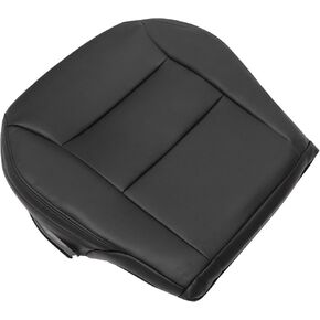 NLQR Front Driver Bottom Replacement Seat Cover Black Microfiber Leather Compatible with Mercedes Benz CLA200 GLA250 2014 2015