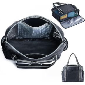Large Mesh Beach Bag - XL Beach Tote Sandproof - Swim Bag - Large Pool Tote with Pockets for Toiletries, Towel