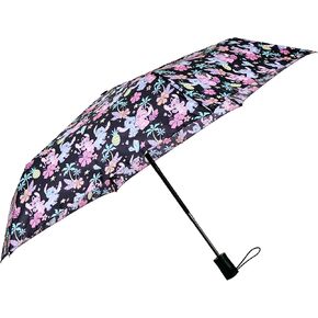 Disney Stitch & Angel Tropical Plants All-Over Print 11" Black Umbrella