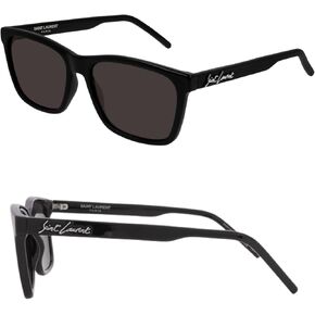 SAINT LAURENT SL 318 Square Sunglasses + Bundle with eSHADES Luxury Eyewear Kit