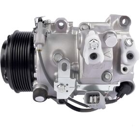 GELUOXI Air Conditioning AC A/C Compressor W/Clutch Replacement for 2008-2010 Toyota Highlander 3.5L Part# 158323, 157323, 88320-48150, 88320-48160, 88320-4815084, 88320-4816084