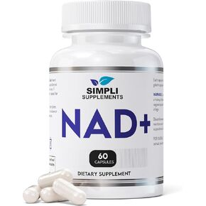 NAD ملحق لمكافحة الشيخوخة وتجديد الخلايا | NAD Booster 500mg لكل وجبة | ملحق NMN البديل | على غرار الريبوسيد النيكوتيناميد | 60 كبسولة (إمدادات 30 يومًا)