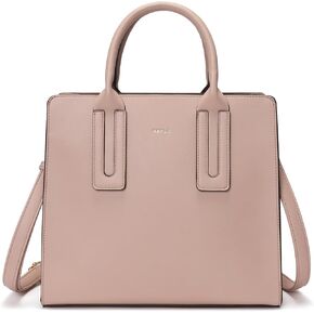 Keyli Medium Tote Bag for Women Designer Satchel Zipper Shoulder Handbags Top-handle Purses with Strap