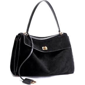 Boyatu Leather Doede Blage for Women: حقيبة يد حقيقية من الجلد - حقيبة حقيبة من جلد الغزال الكبير