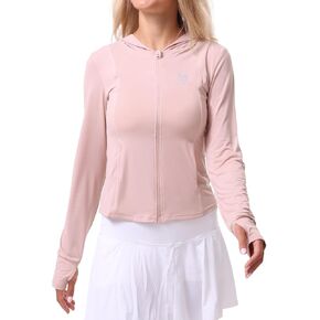 CAMEL CROWN Women's UPF 50+ Sun Protection Jacket Hoodie Lightweight Sunscreen Zip Long Sleeve Shirts for Women with Pocket