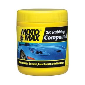 Moto-MAX 2K Rubbing Compound Removes Scratches, Paint defect and Oxidation from Cars, Bike, Motorbikes (200 g).