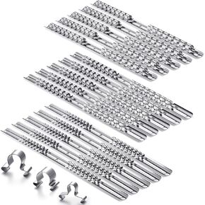 Tandefio 15 Pcs Socket Rails Organizer Set Metal Socket Holder 16 Clip On Rail Tool Organizer Storage, 1/4-Inch, 3/8-Inch, 1/2-Inch