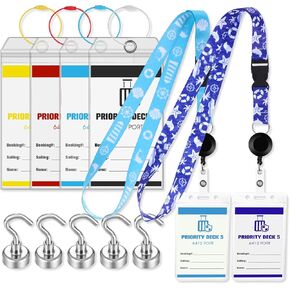 17-Pack Essentials Must-Haves for Cruises: Heavy Duty Magnetic Hooks, Luggage Tags Holders, Compatible Cruise Ship Lanyards