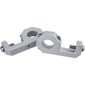 Tusk D-Flex Pro Handguard Bar Clamps Silver 1 1/8" Bars