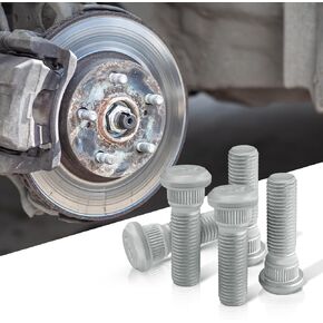 5pcs m12x1.5 ترصيع العجلات ، براغي العروة الصلب الدائمة لمحاور العجلات الآمنة ، يحل محل OEM# 9094202049 ، 9094202067