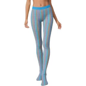 Women Adoeren Women Colorful Clotfling Dovirl Swirl Polka Dot Print Bantyhose y2k meesh mesh gockings leggings