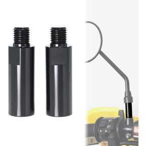 4 pcs M10x1.25 Mirror Risers 40mm Rear View Mirror Extenders Fit for DRZ400 MT-09 MT-07 XSR700 Z650 CB650R SV650 Z1000 GSX-S 750 GROM Z900 CRF250L Mirror Risers Mount Height Extension