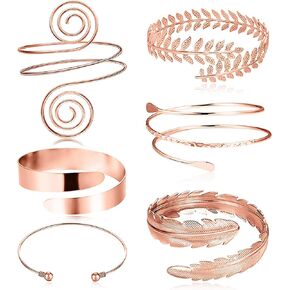 Arm Cuff for Women Upper Arm Cuff Jewelry Gold Bangles Bracelet Summer Beach Essentials Gifts