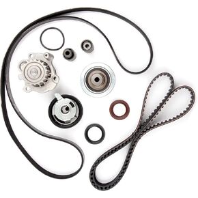 مجموعة حزام توقيت ECCPP مع مضخة المياه متوافقة 1998 1999 2000 2001 2002 2003 2004 لـ Volkswagen Beetle for Golf for Jetta 038109244E 058109244 03810924MM