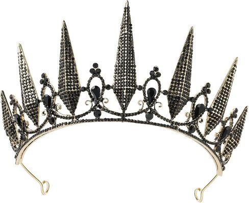 SWEETV Tiaras and Crowns for Women, Crystal Wedding Tiara for Bride, Metal Silver Crown, Costume Party Accessories for Birthday Halloween Prom in Saudi Arabia