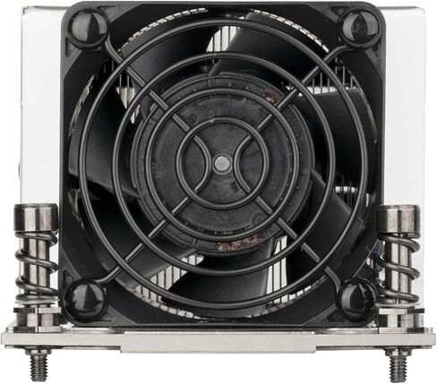 تقنية SilverStone XE04-4189 غطاء مروحة أسود 4U مبرد وحدة المعالجة المركزية للخادم/محطة العمل لـ LGA 4189، SST-XE04-4189B in Saudi Arabia