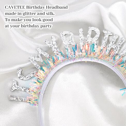 تاج عيد ميلاد Cavetee وعصبة الرأس للفتيات والنساء - "إنه عيد ميلادي" ولي العهد الوردي in Kuwait
