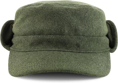 Melton Wool Winter Cadet Cap with Earflaps in Kuwait