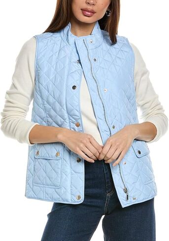 Jones New York Women's Quilted Patch Pocket Vest W/Snaps & Zipp in Saudi Arabia